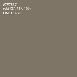 #7F7567 - Limed Ash Color Image